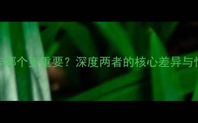 图片 CPU和显卡哪个更重要？深度两者的核心差异与性能对比1