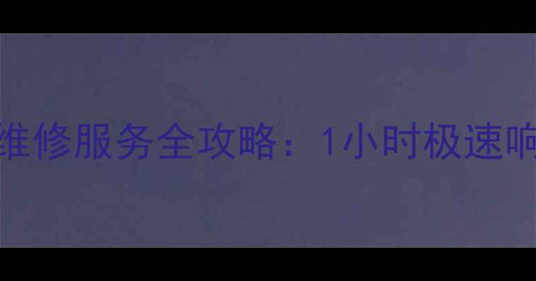 图片 上海专业电脑上门维修服务全攻略：1小时极速响应+透明收费体系2