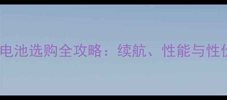 图片 小蚁相机电池选购全攻略：续航、性能与性价比深度2