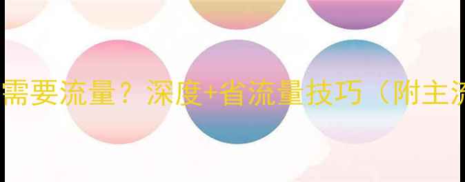 图片 手机导航是否需要流量？深度+省流量技巧（附主流应用对比）2