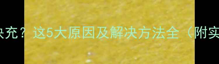 图片 手机无法快充？这5大原因及解决方法全（附实测数据）1