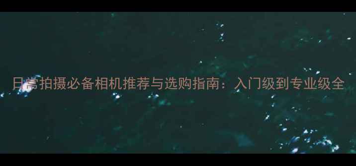 图片 日常拍摄必备相机推荐与选购指南：入门级到专业级全