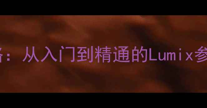 图片 松下相机设置全攻略：从入门到精通的Lumix参数调整与拍摄技巧1