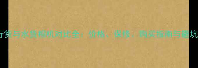 图片 香港行货与水货相机对比全：价格、保修、购买指南与避坑攻略1