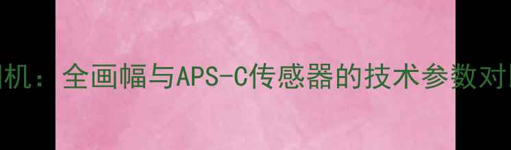 图片 135画幅数码相机：全画幅与APS-C传感器的技术参数对比与选购指南2