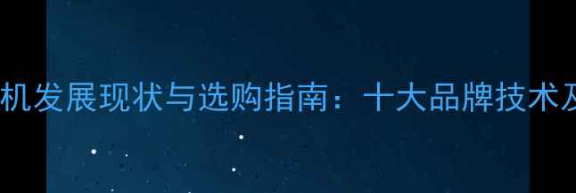图片 中国单反相机发展现状与选购指南：十大品牌技术及市场趋势1