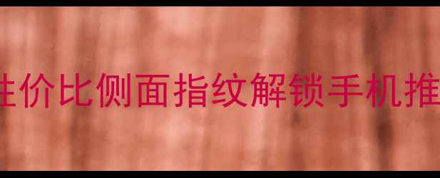 图片 最值得买的5款高性价比侧面指纹解锁手机推荐（附选购指南）