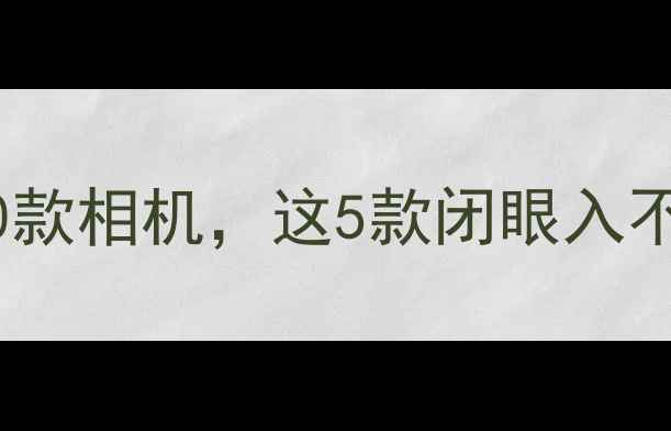 图片 画质天花板！全网实测30款相机，这5款闭眼入不踩雷📸保姆级选购指南2